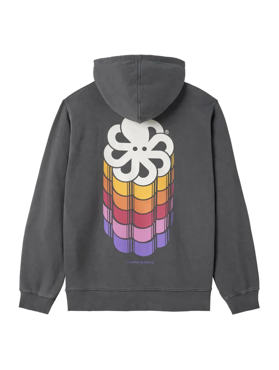 Jonsen Is. Jonsen Island Classic Maxi Colors hoodie – zwart