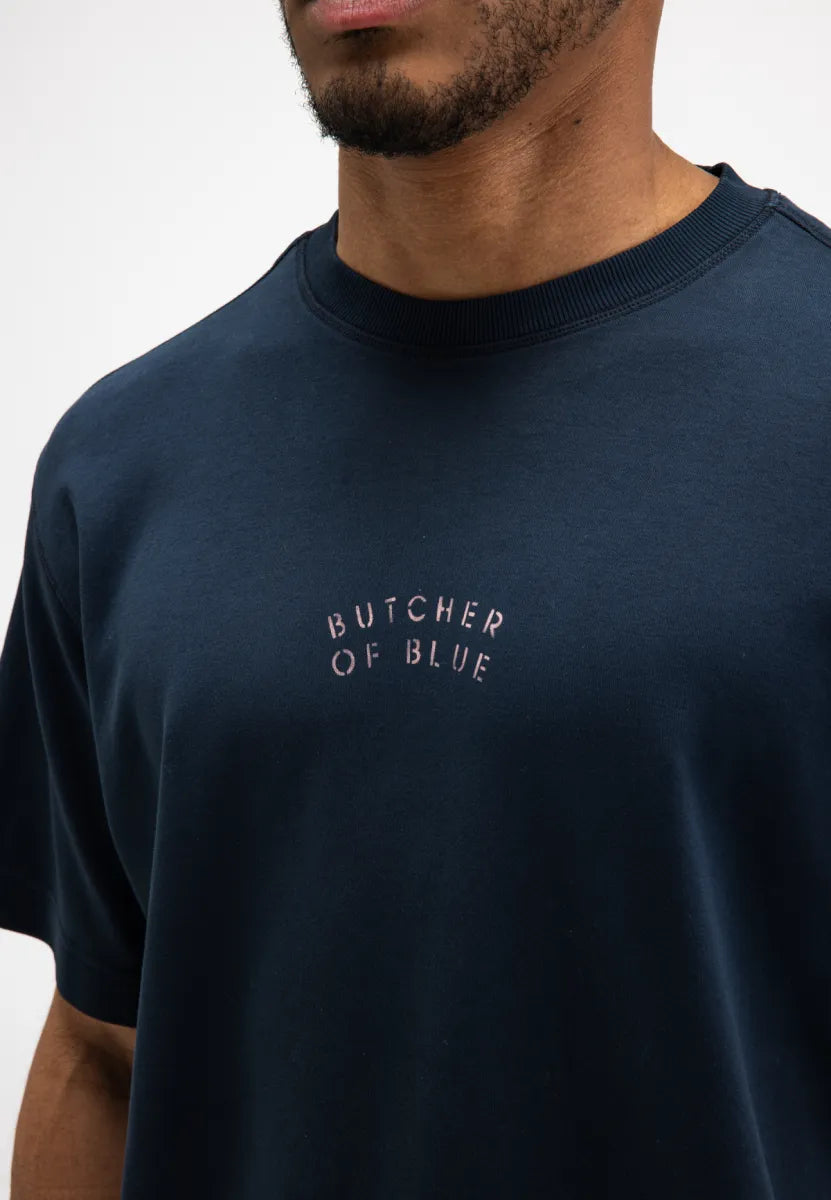 Butcher of Butcher of Blue Mercer Layer Loose Tee – Alaska Blue