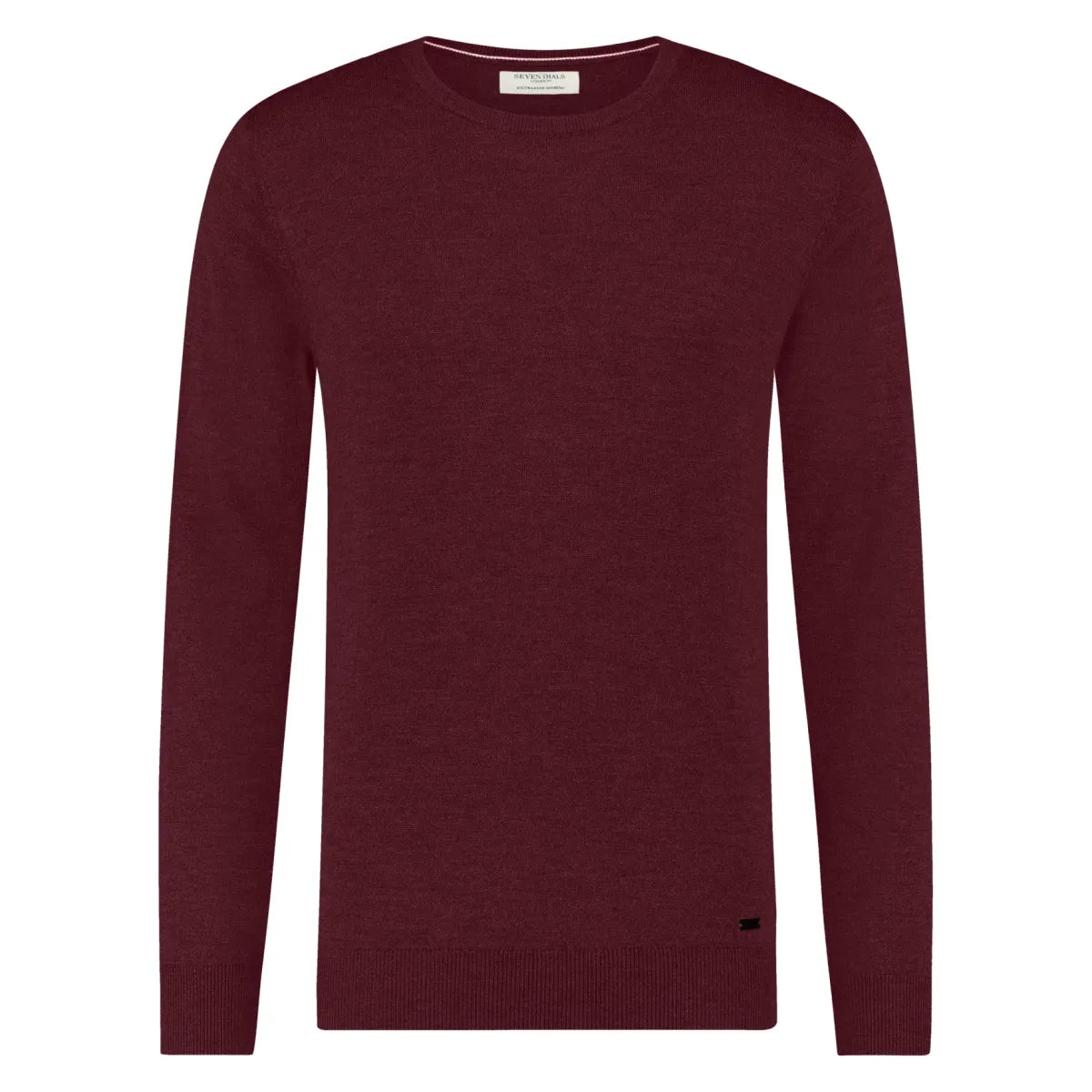 Seven dail Seven Dials Spike Merino Trui Ronde Hals – Rood