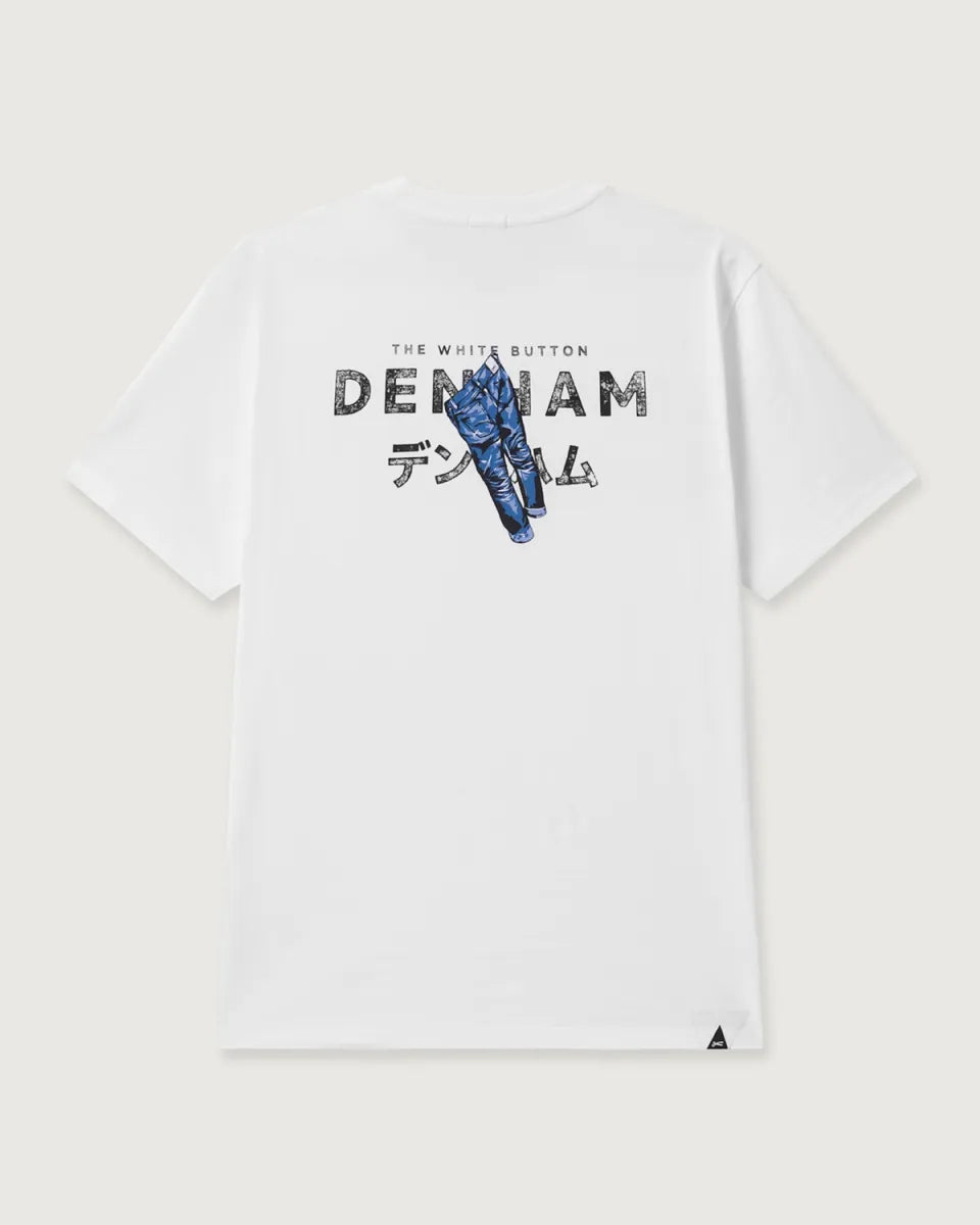Den Ham Denham Jean Tee – Wit
