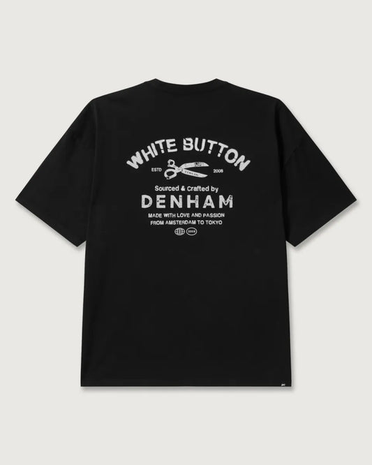 Den Ham Denham Stencil SS Tee – Zwart