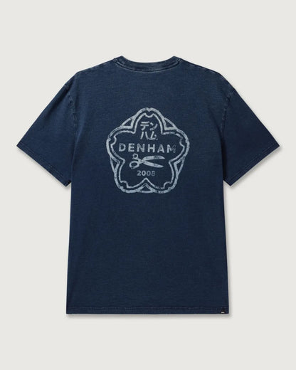 Den Ham Denham Boxy Tee – Blauw