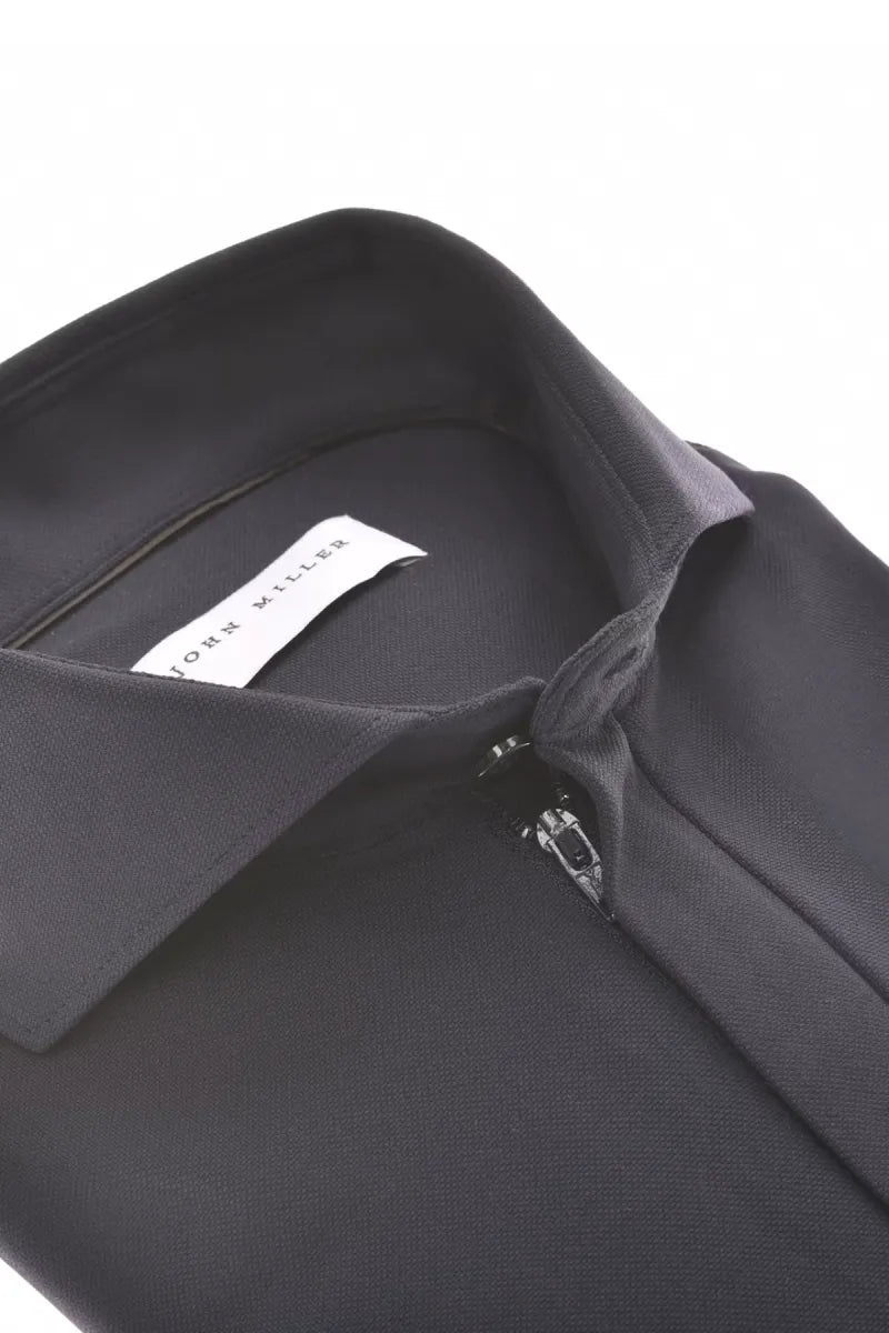 John Mille John Miller Slim Fit Hyperstretch polo – donkerblauw