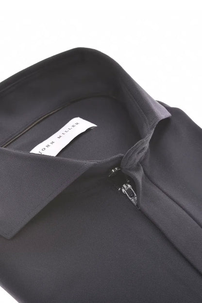 John Mille John Miller Slim Fit Hyperstretch polo – donkerblauw