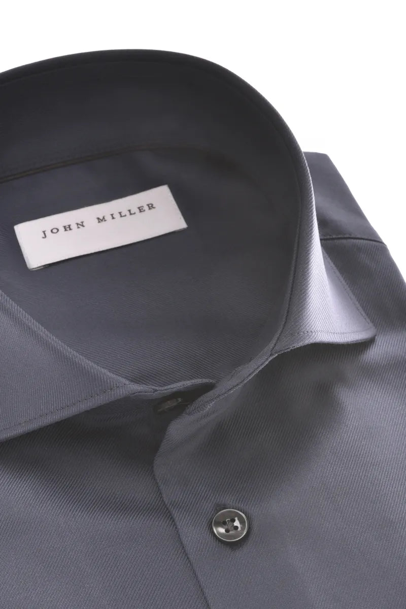 John Mille John Miller Heren Overhemd Lange Mouw – blauw