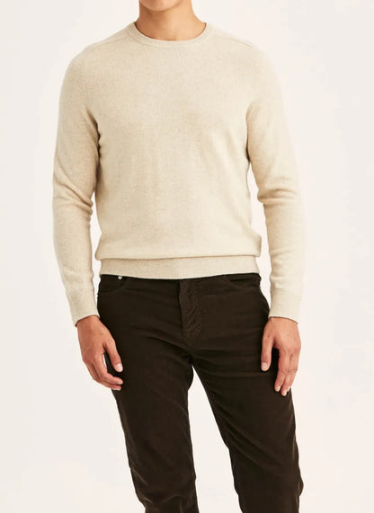 Morris Stock Morris Stockholm Merino John Zip trui – off white