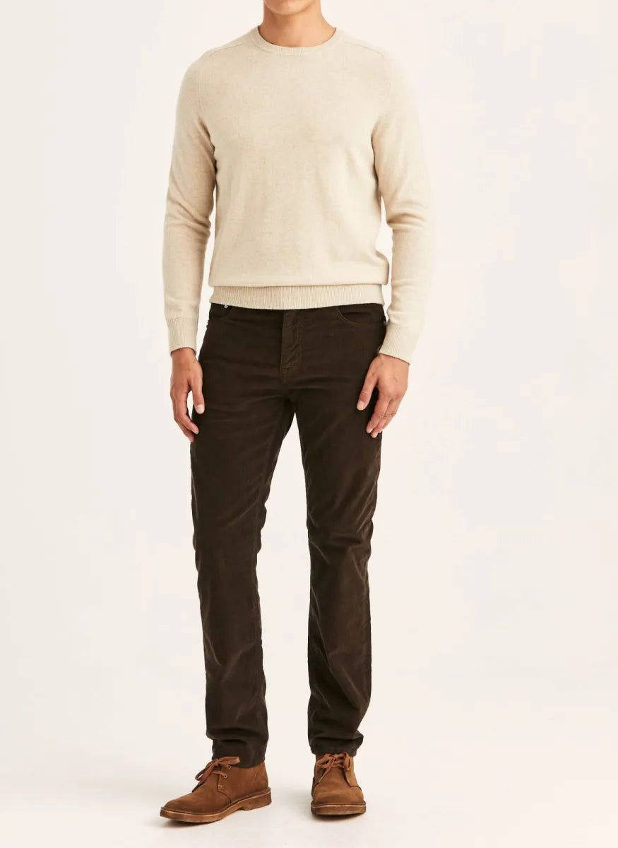 Morris Stock Morris Stockholm Merino John Zip trui – off white