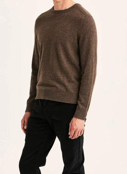 Morris Stock Morris Stockholm Wilfred Cashmere O-Neck trui – bruin