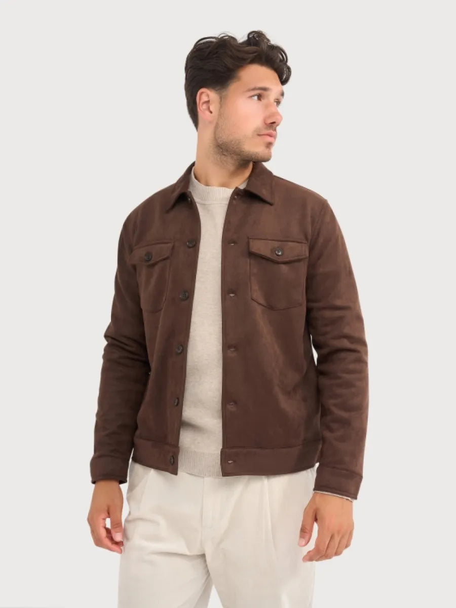 Blue Indus Blue Industry Milano W25-M42 Overshirt – Brown