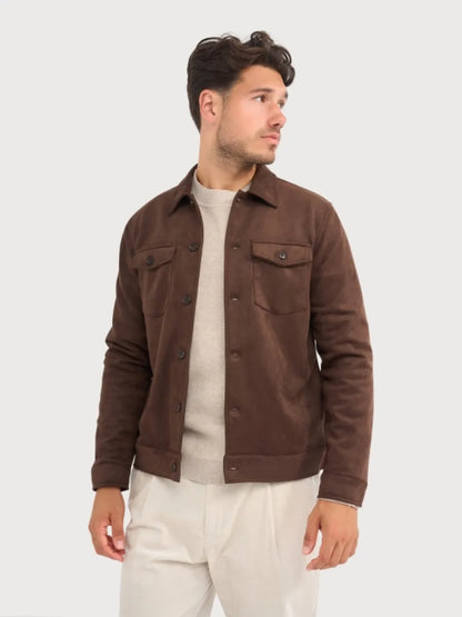 Blue Indus Blue Industry Milano W25-M42 Overshirt – Brown