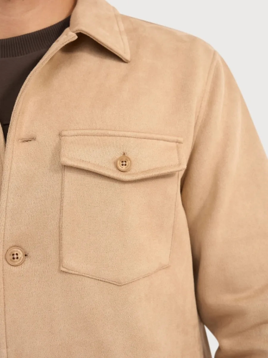 Blue Indus Blue Industry Milano W25-M42 Overshirt – Sand