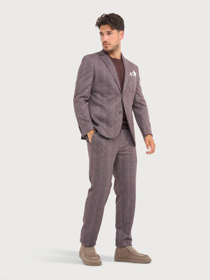Blue Indus Blue Industry JBIW26-M2 Colbert – Brown Check