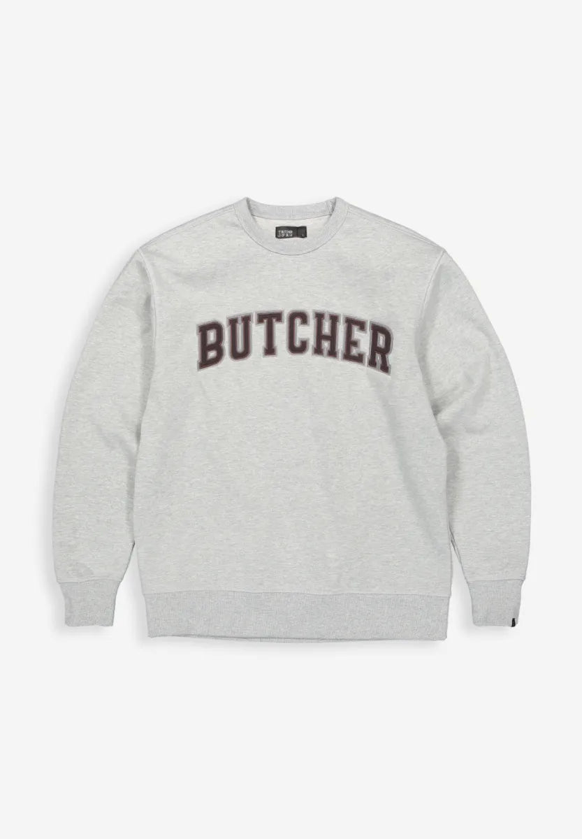 Butcher of Butcher of Blue Butcher Crew – Grey Melange