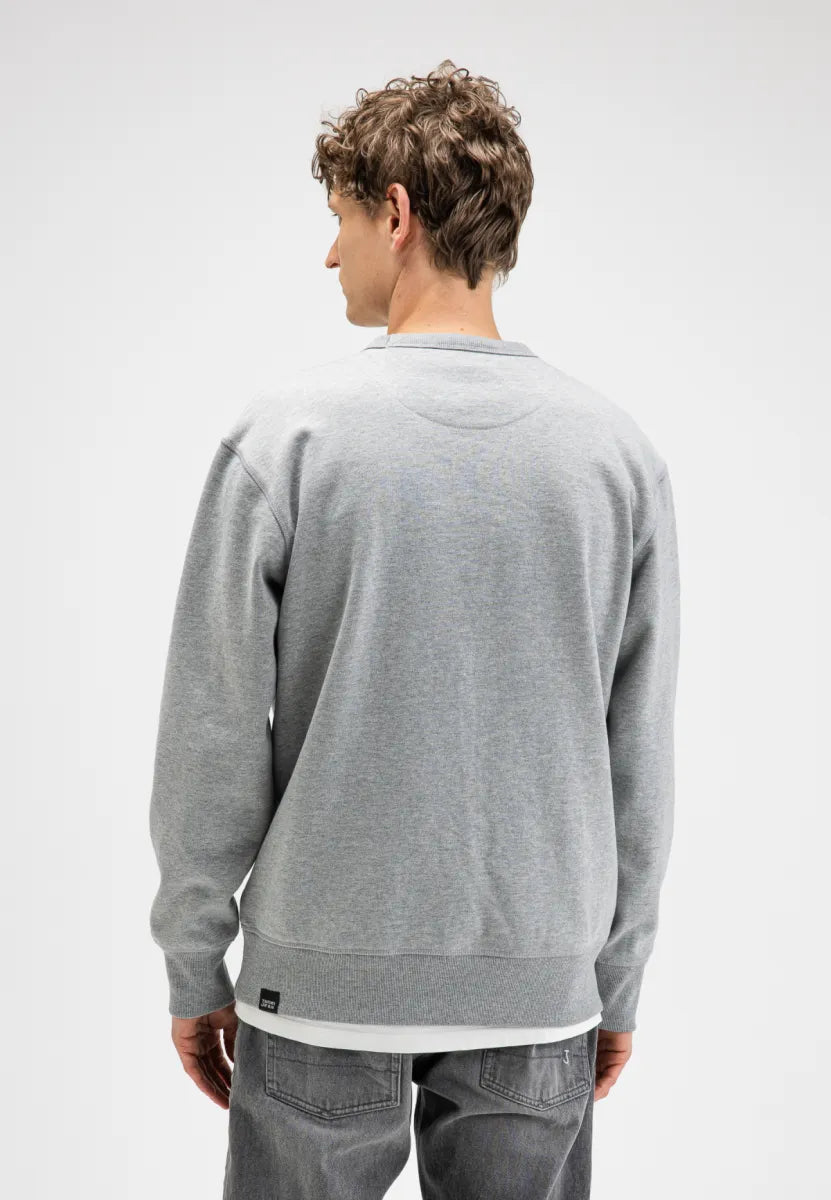 Butcher of Butcher of Blue Butcher Crew – Grey Melange