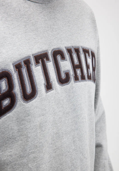 Butcher of Butcher of Blue Butcher Crew – Grey Melange
