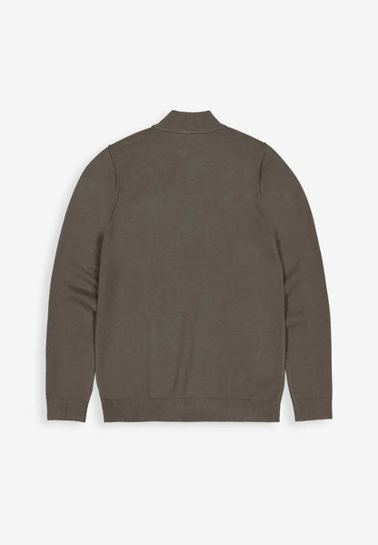 Butcher of Butcher of Blue Clifden Half Zip – Topaz Brown