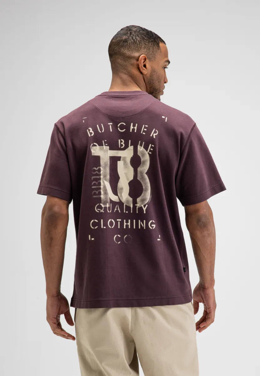 Butcher of Butcher of Blue Mercer Layer Loose Tee – Pascha Purple