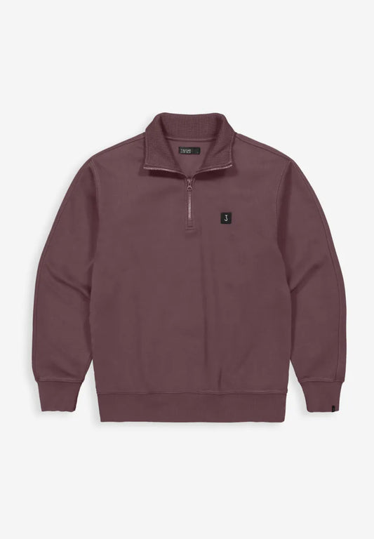 Butcher of Butcher of Blue Army Sweat Half Zip – Pascha Purple