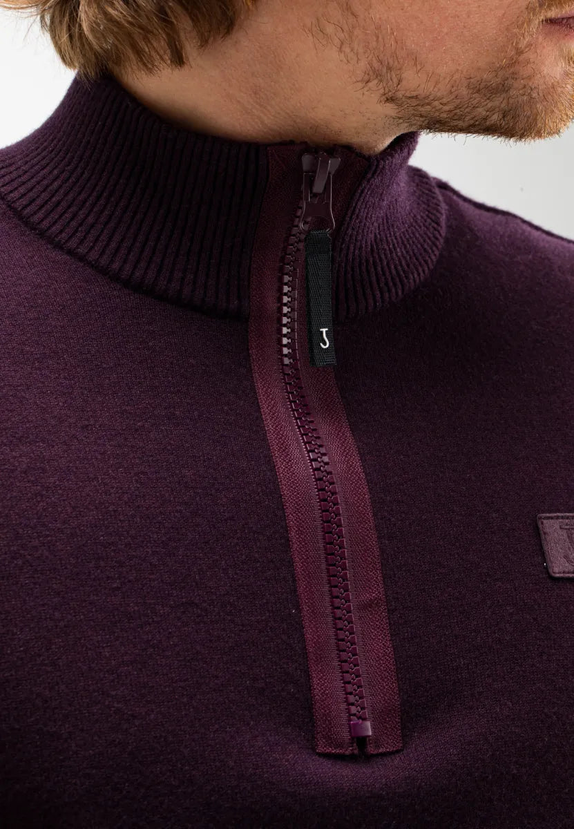 Butcher of Butcher of Blue Clifden Half Zip – Pascha Purple