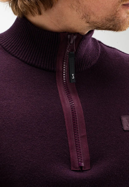 Butcher of Butcher of Blue Clifden Half Zip – Pascha Purple
