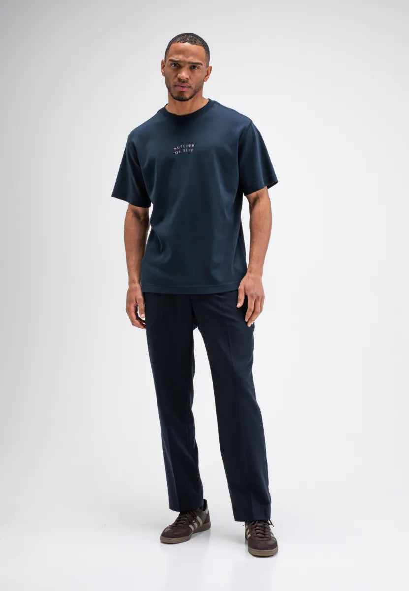 Butcher of Butcher of Blue Mercer Layer Loose Tee – Alaska Blue