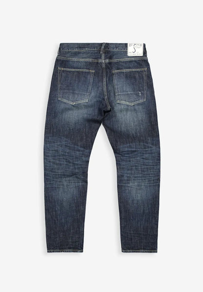 Butcher of Butcher of Blue Stockton Straight Oak Denim – Medium Aged Special