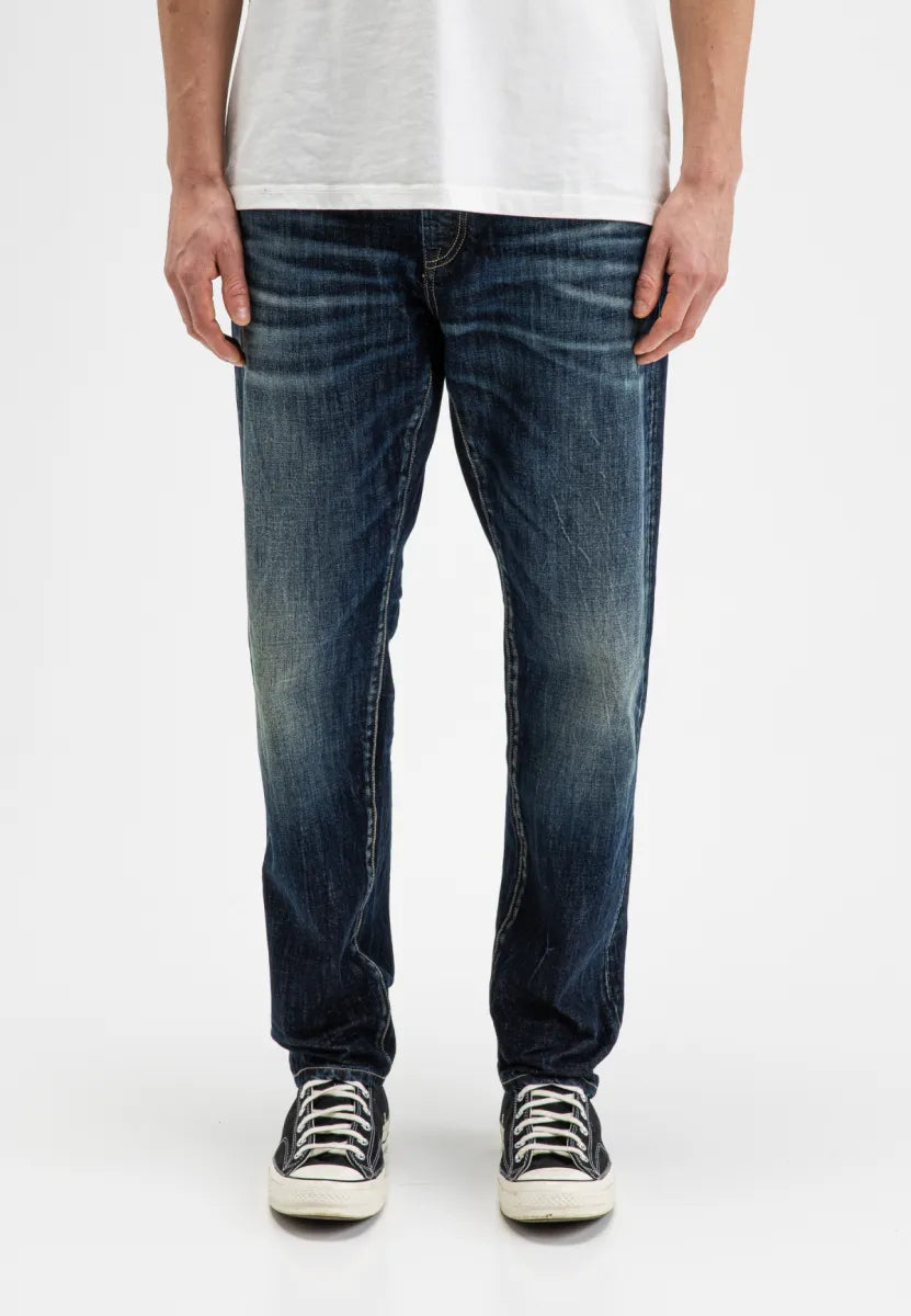 Butcher of Butcher of Blue Stockton Straight Oak Denim – Medium Aged Special