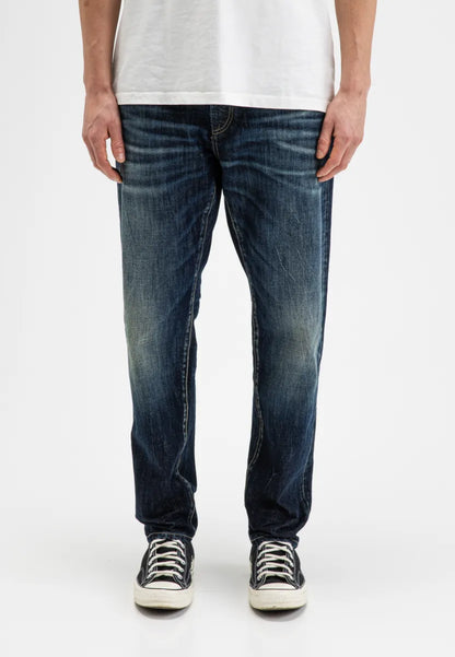 Butcher of Butcher of Blue Stockton Straight Oak Denim – Medium Aged Special