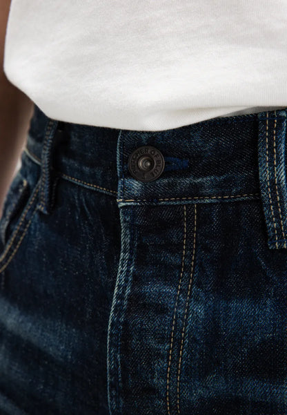 Butcher of Butcher of Blue Stockton Straight Oak Denim – Medium Aged Special