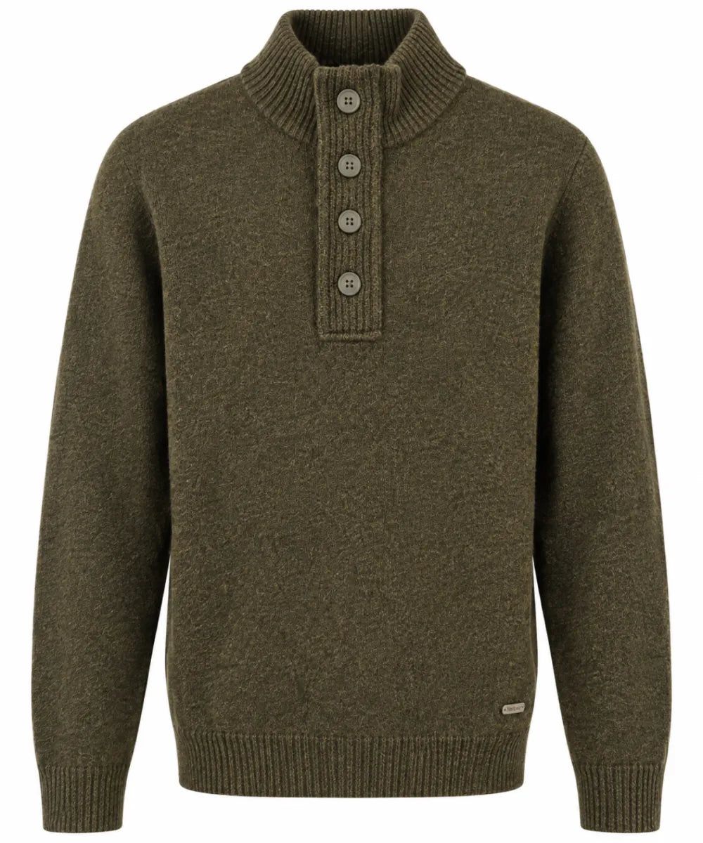 Barbour Barbour Essential Patch Half Zip – Seaweed