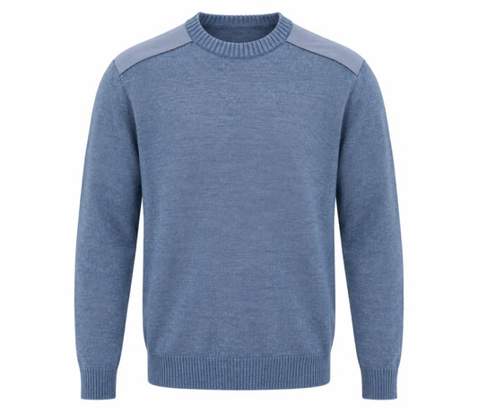 PAUL&SHARK Paul & Shark Soft Cool Touch wollen trui – blauw