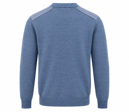 PAUL&SHARK Paul & Shark Soft Cool Touch wollen trui – blauw