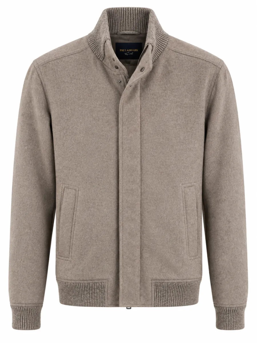 PAUL&SHARK Paul & Shark Paolo cashmere blouson – taupe
