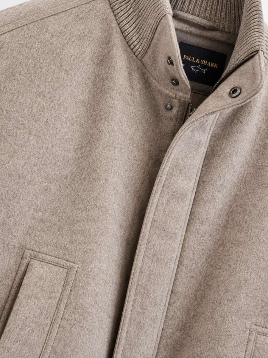 PAUL&SHARK Paul & Shark Paolo cashmere blouson – taupe