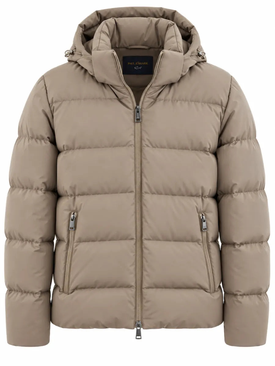 PAUL&SHARK Paul & Shark Typhoon Platinum donsparka – taupe