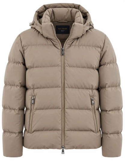 PAUL&SHARK Paul & Shark Typhoon Platinum donsparka – taupe