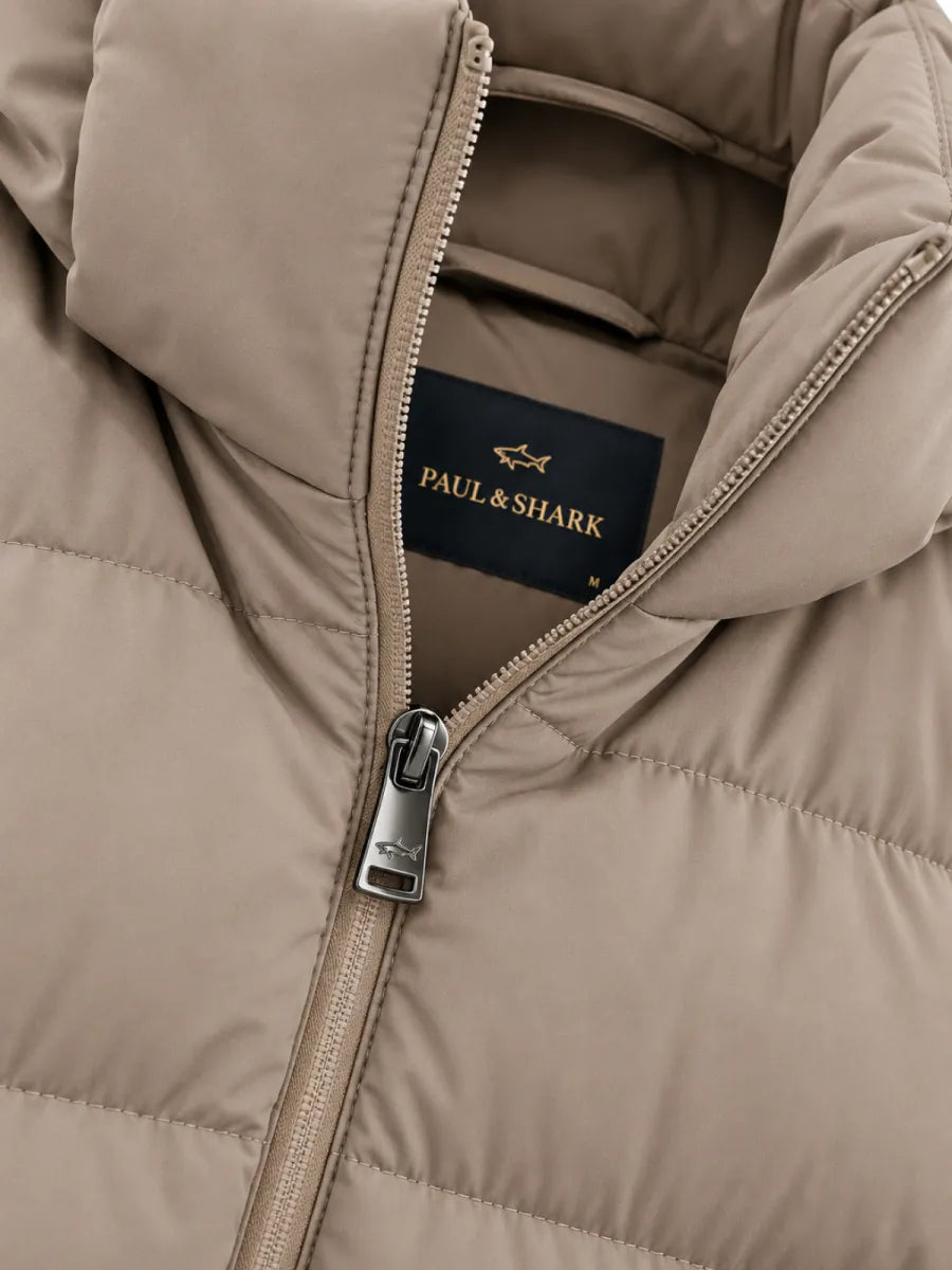 PAUL&SHARK Paul & Shark Typhoon Platinum donsparka – taupe