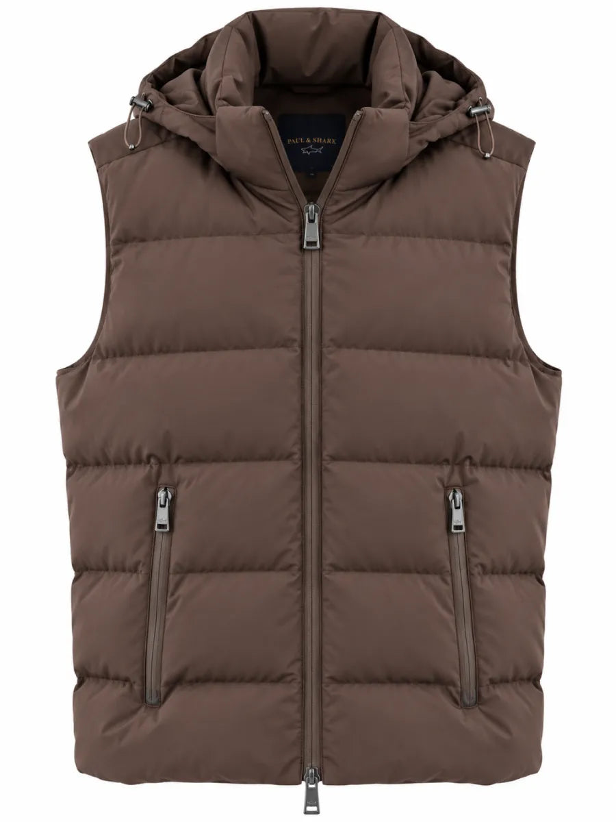 PAUL&SHARK Paul & Shark donsvest – bruin