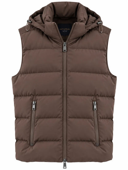 PAUL&SHARK Paul & Shark donsvest – bruin