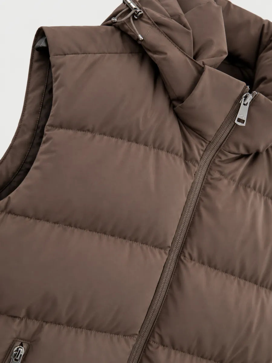 PAUL&SHARK Paul & Shark donsvest – bruin