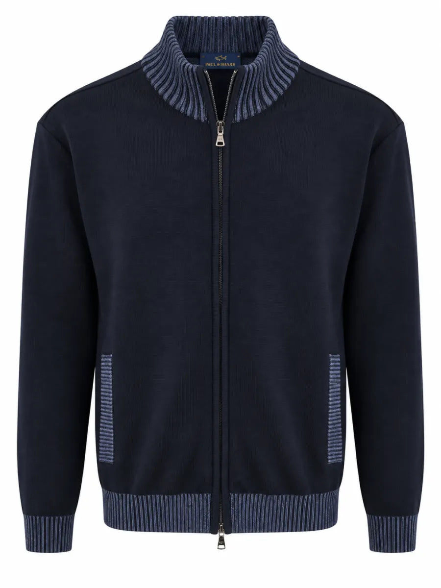 PAUL&SHARK Paul & Shark Soft Cool Touch wollen vest – navy