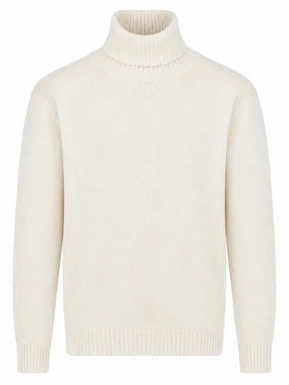 PAUL&SHARK aul & Shark Soft Cool Touch wollen coltrui – Milky White