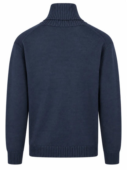 PAUL&SHARK Paul & Shark Soft Cool Touch wollen coltrui – blauw