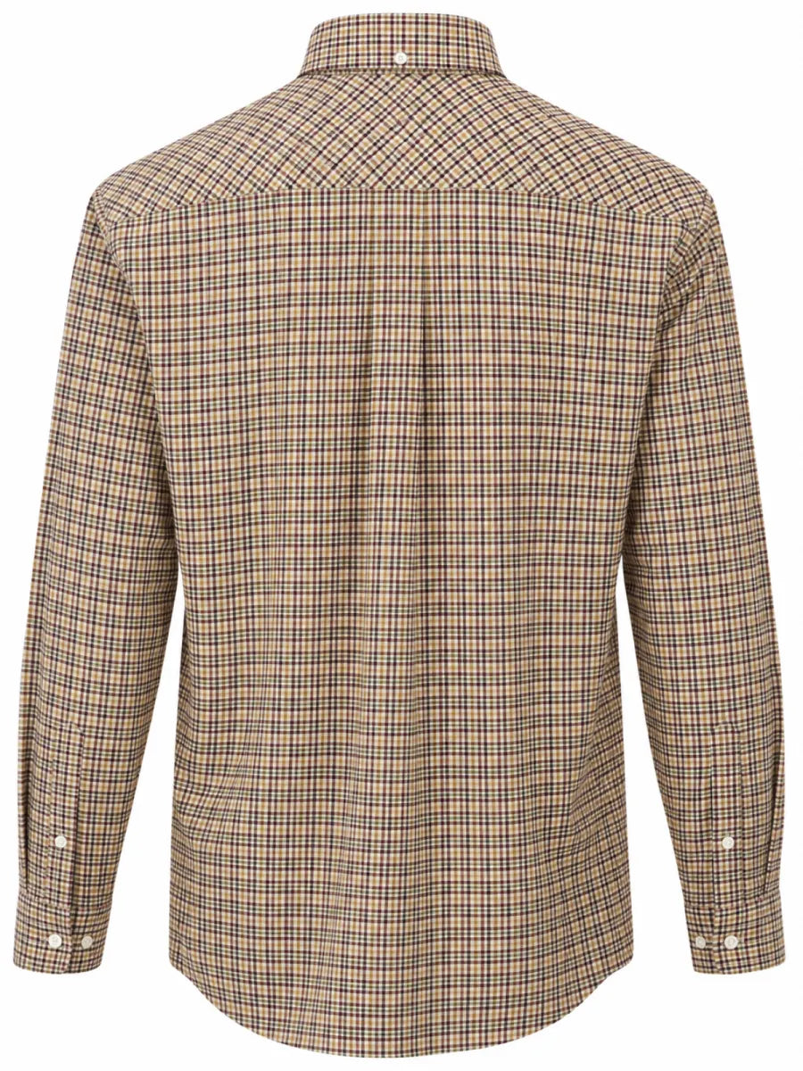 Barbour Barbour Farmtown Regular Fit overhemd – Dark Bordeaux