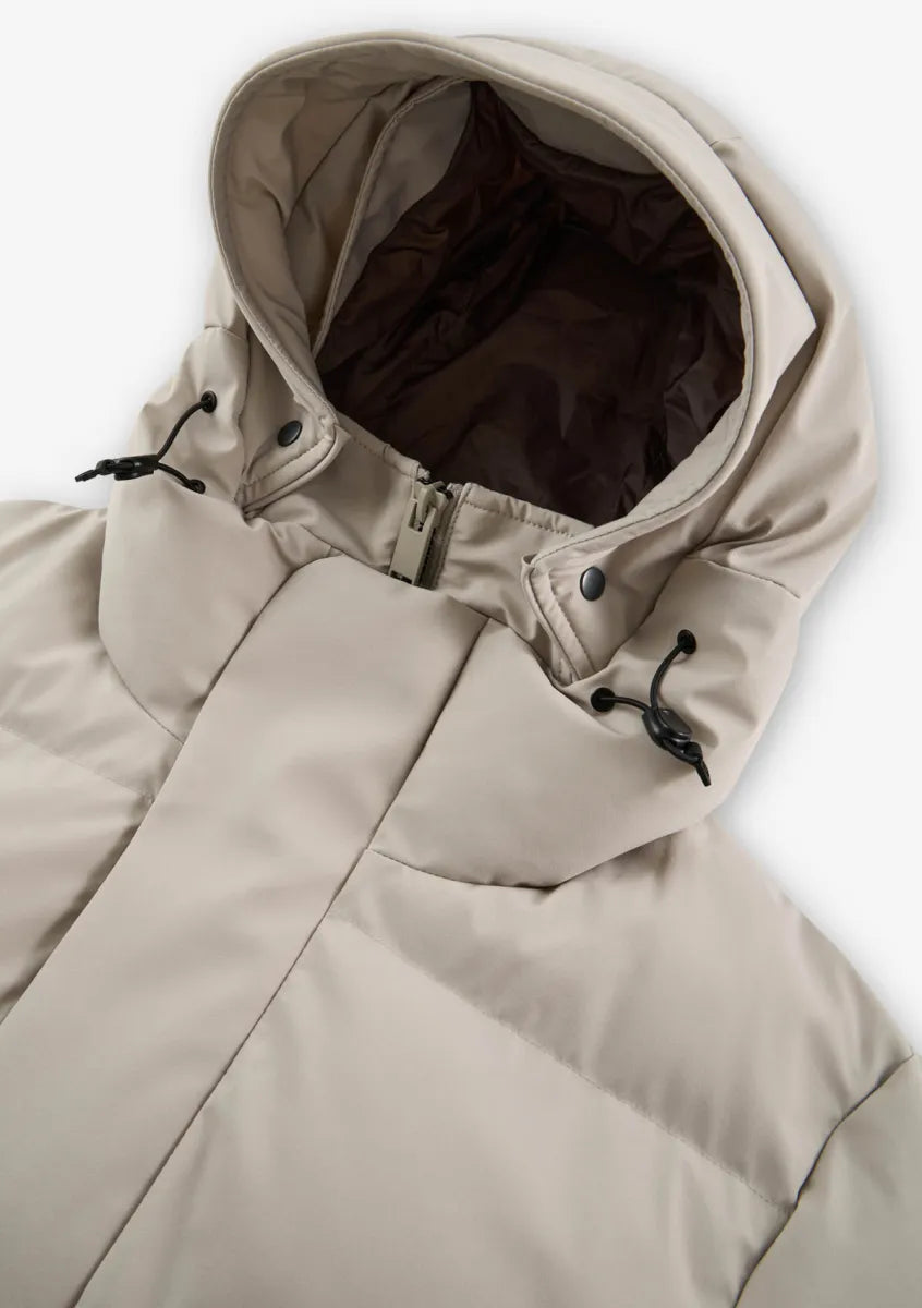 Krakatau Krakatau Cassini QM571 Quilted Parka – Greige