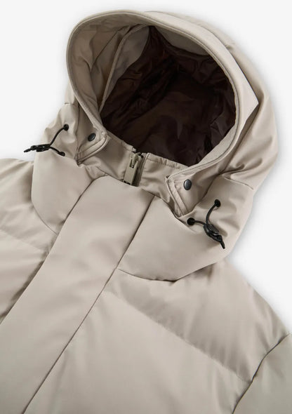Krakatau Krakatau Cassini QM571 Quilted Parka – Greige