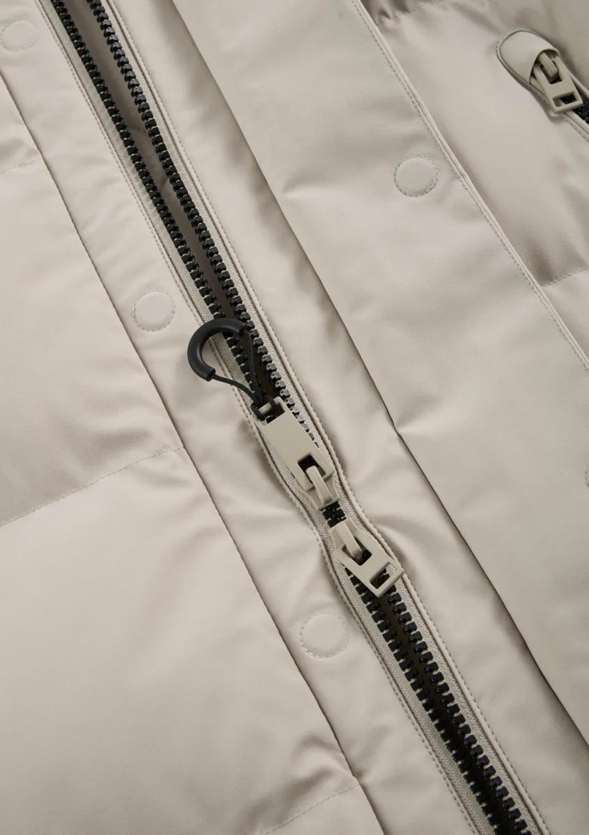 Krakatau Krakatau Cassini QM571 Quilted Parka – Greige