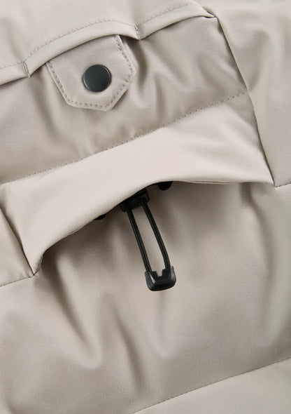 Krakatau Krakatau Cassini QM571 Quilted Parka – Greige
