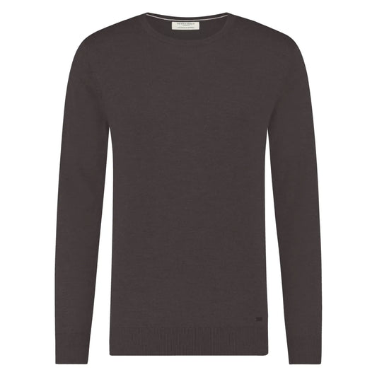 Seven dail Seven Dials Spike Merino Trui Ronde Hals – Bruin