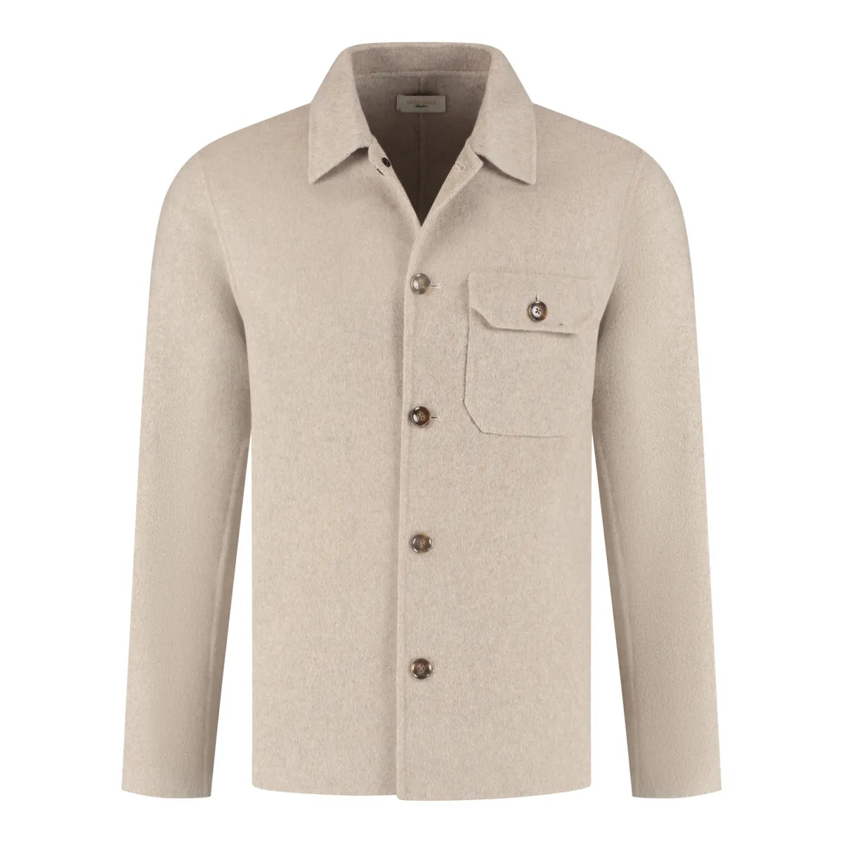 Seven dail Seven Dials wollen jack overshirt – ecru